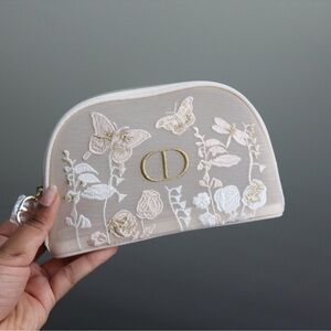 DIOR Limited-Edition Lucky Miss Ritual Butterfly Embroidered Pouch